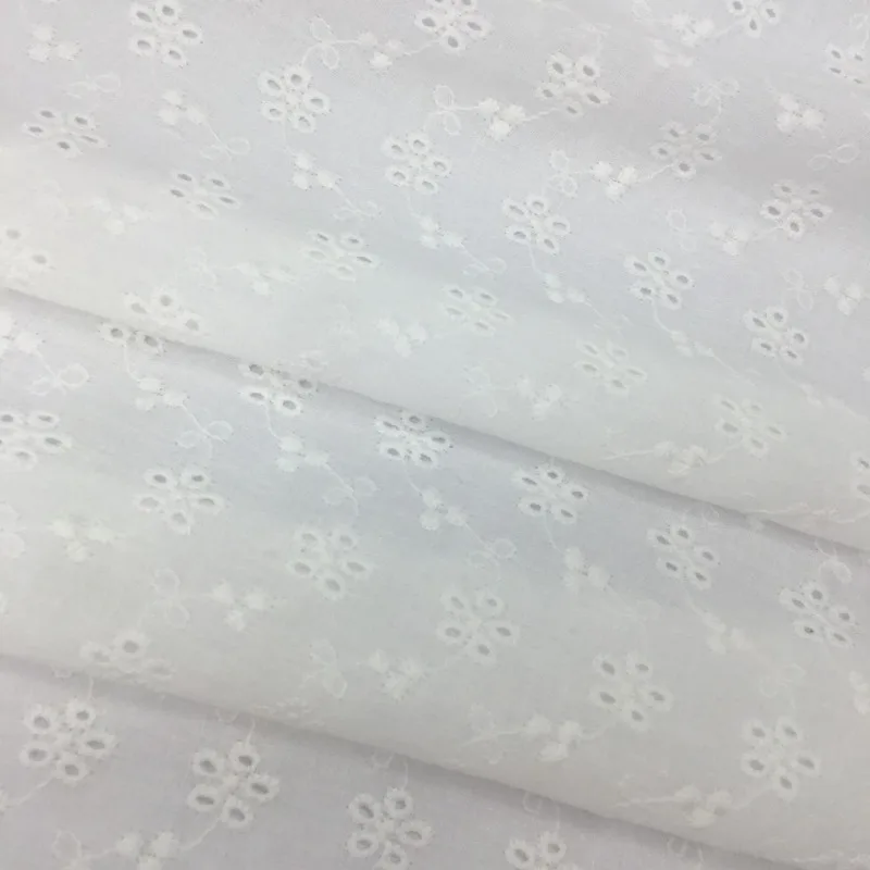 100x140cm 100%Cotton Fabric Embroidered White Hollow Lace Cloth Sewing Fabrics for Patchwork DIY Wedding Dress Handmade Material
100x140cm 100%Cotton Fabric Embroidered White Hollow Lace Cloth Sewing Fabrics for Patchwork DIY Wedding Dress Handmade Material