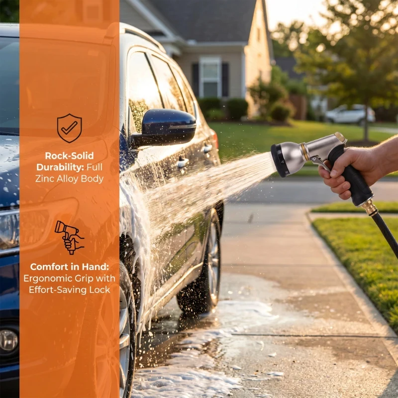 9 Function Household High Pressure Water Gun Multifunctional Hose Nozzle Car Wash Garden Patio Cleaning Tool
9 Function Household High Pressure Water Gun Multifunctional Hose Nozzle Car Wash Garden Patio Cleaning Tool