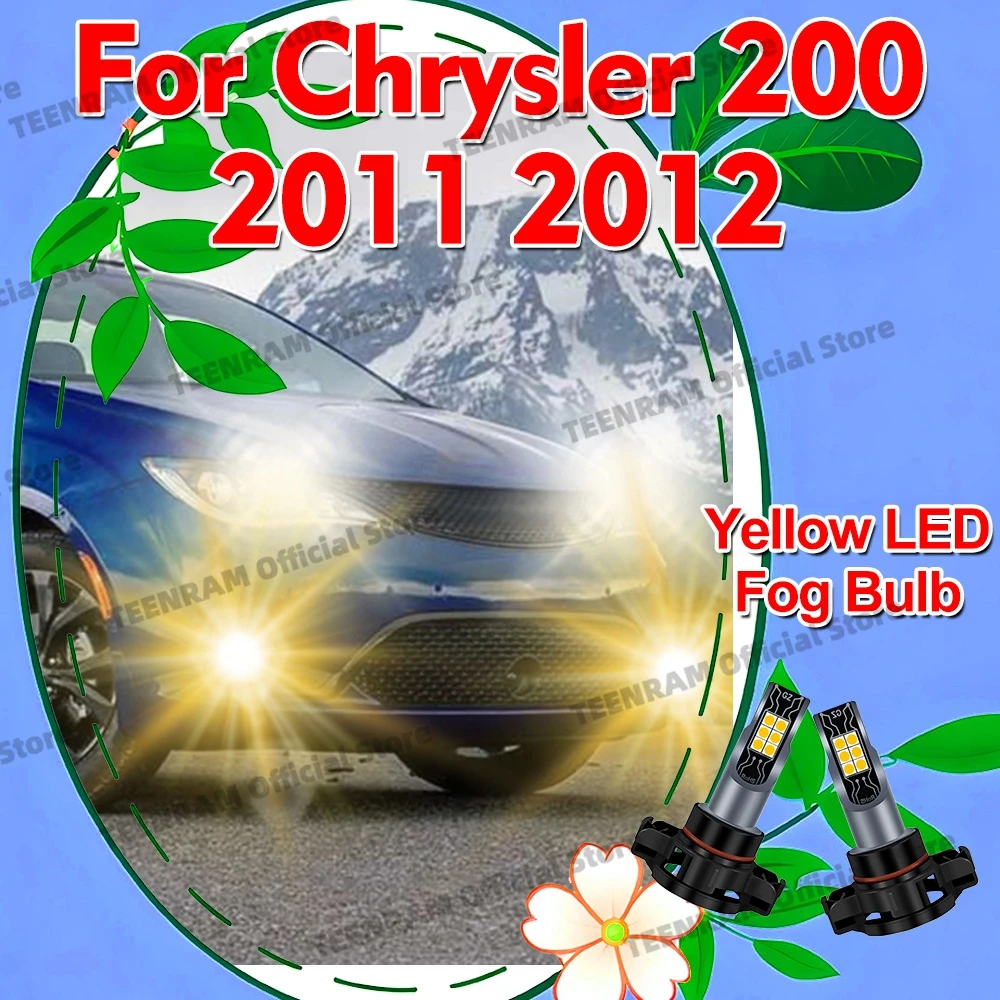 2Pcs High Bright DRL Light Bulbs 3000K Yellow Lamps PS24W 5201 5202 H16(EU) Lamp For Chrysler 200 2011 2012 LED Auto Fog Light
2Pcs High Bright DRL Light Bulbs 3000K Yellow Lamps PS24W 5201 5202 H16(EU) Lamp For Chrysler 200 2011 2012 LED Auto Fog Light