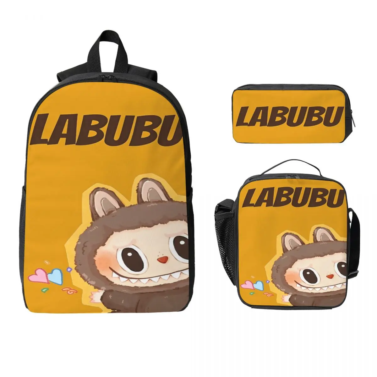 3Pcs Labubu Pop Mart Theme School bags Set for Girls Boys Pen Bags Backpack Sets with Lunch Box For School Students Daypack
3Pcs Labubu Pop Mart Theme School bags Set for Girls Boys Pen Bags Backpack Sets with Lunch Box For School Students Daypack