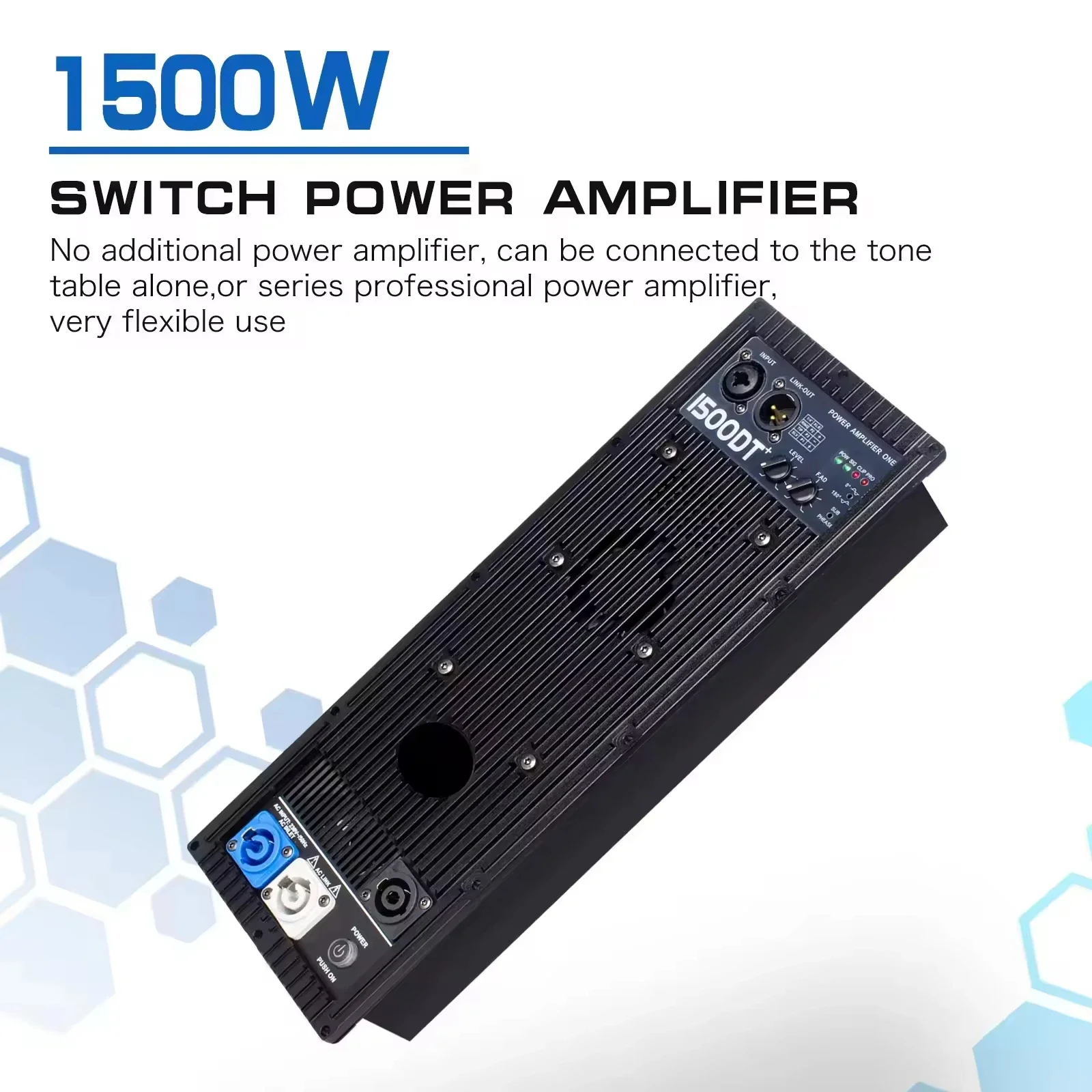 High Power Dj Audio Bass Amplifier 1channel Class d Amplifier Module Power Supply Professional for Speakers 
High Power Dj Audio Bass Amplifier 1channel Class d Amplifier Module Power Supply Professional for Speakers