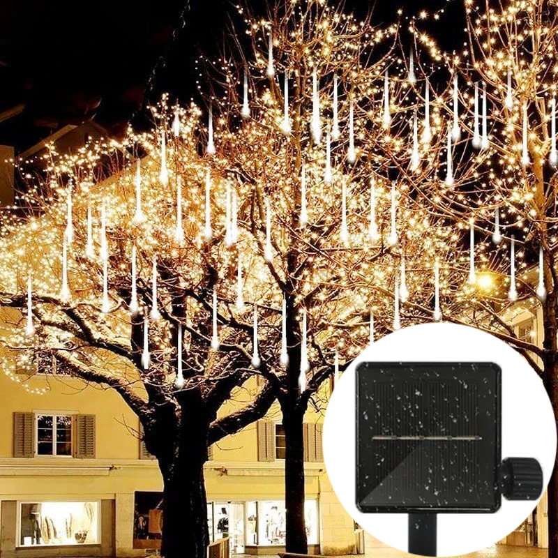 30/50CM Solar LED Meteor Shower Lights Outdoor Garden Fairy String Lights for Christmas New Year 2025 Street Shop Decoration
30/50CM Solar LED Meteor Shower Lights Outdoor Garden Fairy String Lights for Christmas New Year 2025 Street Shop Decoration