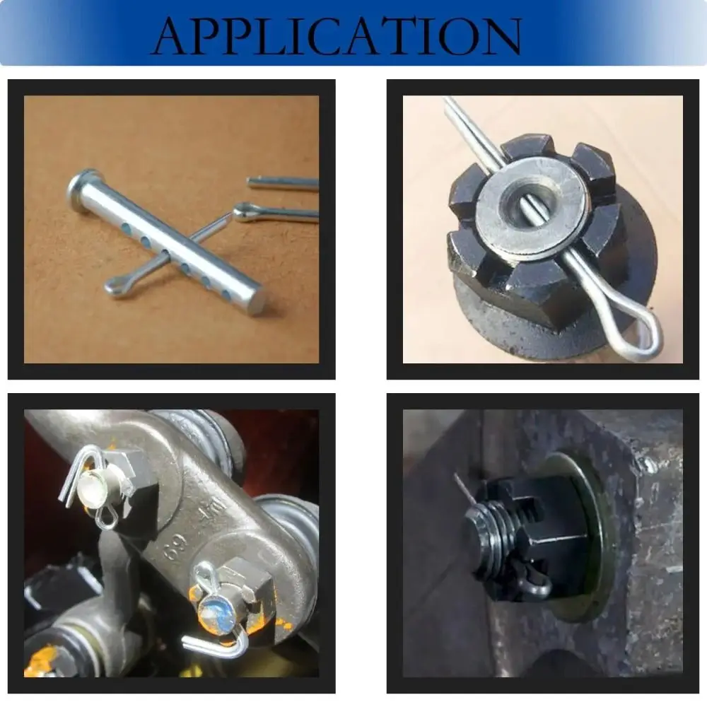 250pcs Galvanized Steel Cotter Pin Assortment Set Various Sizes Premium Material R-Clip Fasteners Easy Installation Heavy Duty
250pcs Galvanized Steel Cotter Pin Assortment Set Various Sizes Premium Material R-Clip Fasteners Easy Installation Heavy Duty