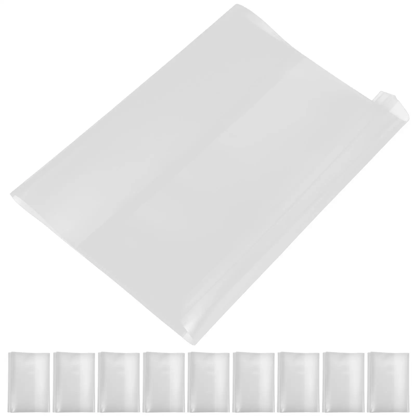10 Pcs Bookmark Protective Cover Clear Plastic Covers Protector Case Thicken Paperbacks Reusable Pp Transparent Sleeve Student
10 Pcs Bookmark Protective Cover Clear Plastic Covers Protector Case Thicken Paperbacks Reusable Pp Transparent Sleeve Student