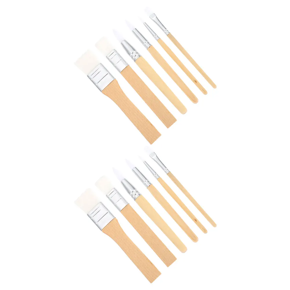 2 set Nylon Brush Paint Brushes Watercolor Professional Artist Wooden Handle Long Bristles Versatile Sizes Easy Maintenance
2 set Nylon Brush Paint Brushes Watercolor Professional Artist Wooden Handle Long Bristles Versatile Sizes Easy Maintenance