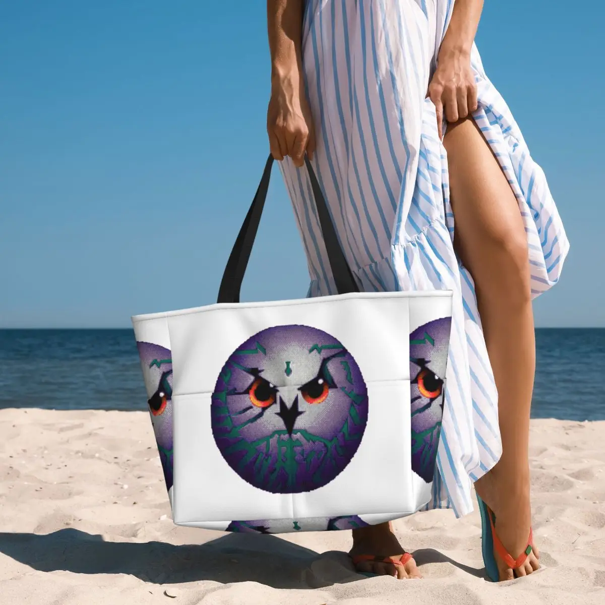 Amiga Psygnosis Owl Beach Tote Bag Sport Gym Yoga Duffle Large Tote Bag Women Travel Bag Fitness bag
Amiga Psygnosis Owl Beach Tote Bag Sport Gym Yoga Duffle Large Tote Bag Women Travel Bag Fitness bag