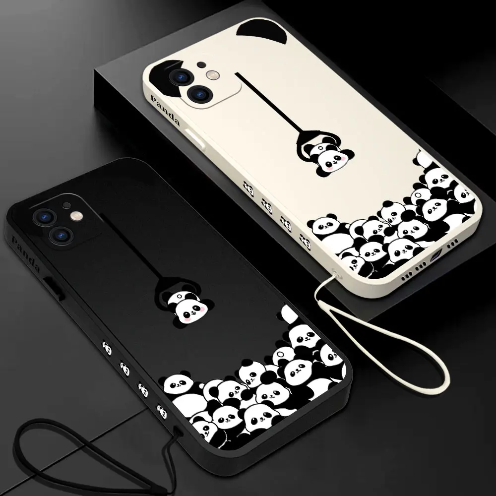 Funny Panda Cartoon Phone Case for Oneplus Nord 3 2 9R 9 8T 8 7 7T Pro 6 5G Liquid Silicone Cover with Hand Strap
Funny Panda Cartoon Phone Case for Oneplus Nord 3 2 9R 9 8T 8 7 7T Pro 6 5G Liquid Silicone Cover with Hand Strap