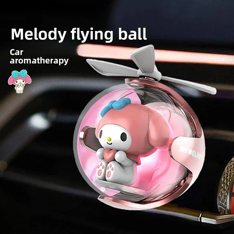 Hello Kitty Melody Car Air Freshener Aromatherapy Vent Clip Sanrio LED Flying Ball Car Decor
Hello Kitty Melody Car Air Freshener Aromatherapy Vent Clip Sanrio LED Flying Ball Car Decor