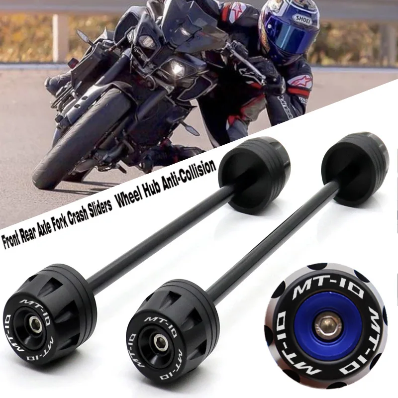 Rear Front Axle Fork Crash Slider Motorcycle Wheel Protector For YAMAHA MT10 MT-10 2016-2023 Front rear wheel anti drop rubber
Rear Front Axle Fork Crash Slider Motorcycle Wheel Protector For YAMAHA MT10 MT-10 2016-2023 Front rear wheel anti drop rubber