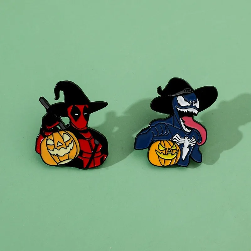 Deadpool Venom Halloween Costume Pins Marvel Anime Figures Q Figural Cute Children Clothing Metal Brooch Decorate Birthday Gifts
Deadpool Venom Halloween Costume Pins Marvel Anime Figures Q Figural Cute Children Clothing Metal Brooch Decorate Birthday Gifts