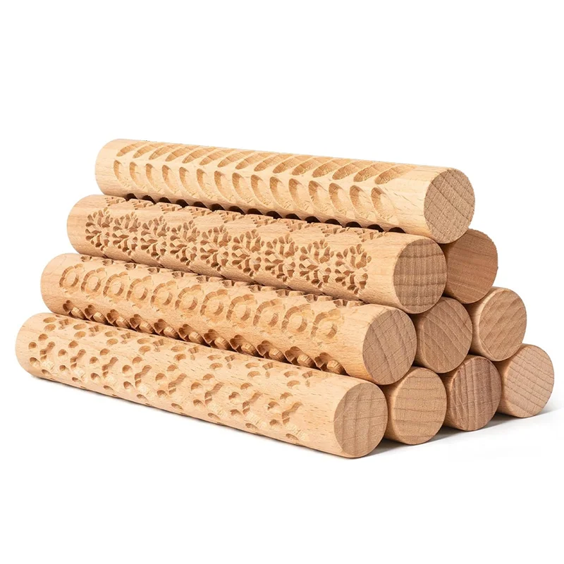 ABLN-10 шт. набор деревянных валиков с текстурой глины для керамики и керамики, моделирование текстуры скалка трафаретная доска штампы
ABLN-10 шт. набор деревянных валиков с текстурой глины для керамики и керамики, моделирование текстуры скалка трафаретная доска штампы