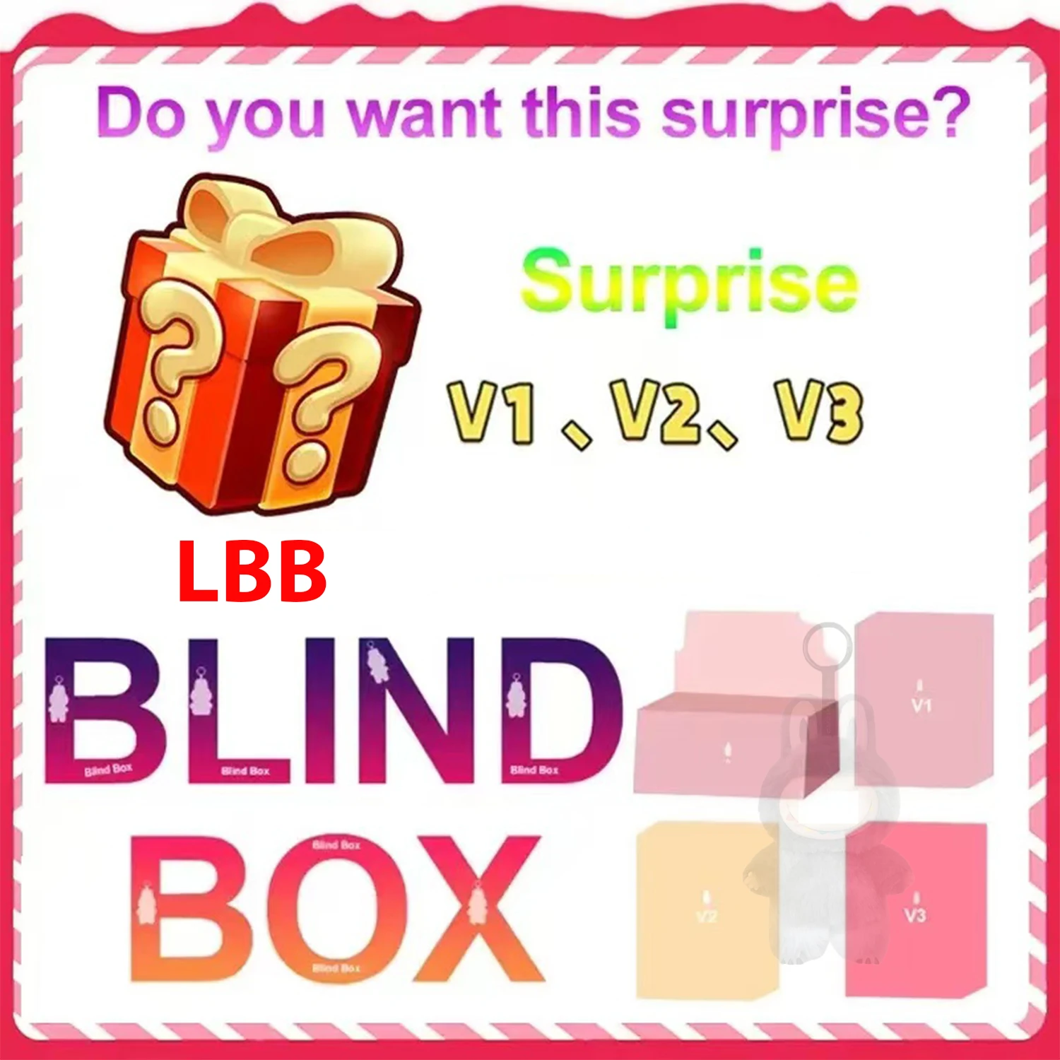 Rabu Accessories V3 V2 V1 Series Blind Box Teddy Vinyl Base Toy Animated Characters Mysterious Surprise Box Keychain Gifts
Rabu Accessories V3 V2 V1 Series Blind Box Teddy Vinyl Base Toy Animated Characters Mysterious Surprise Box Keychain Gifts