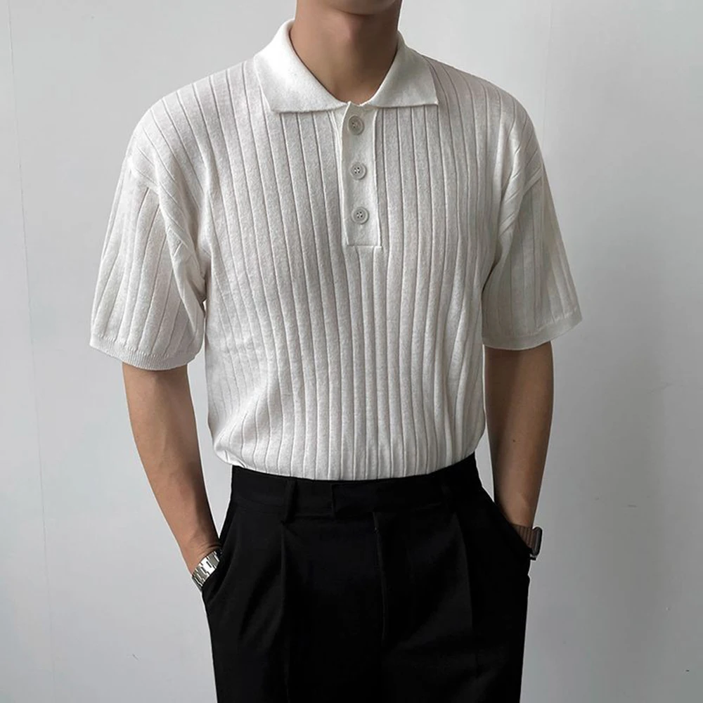 Summer New Male Solid Color Knitted Short-Sleeve T-Shirt American Retro Fashion Trend Casual Simple Loose Breathable Men's Top
Summer New Male Solid Color Knitted Short-Sleeve T-Shirt American Retro Fashion Trend Casual Simple Loose Breathable Men's Top