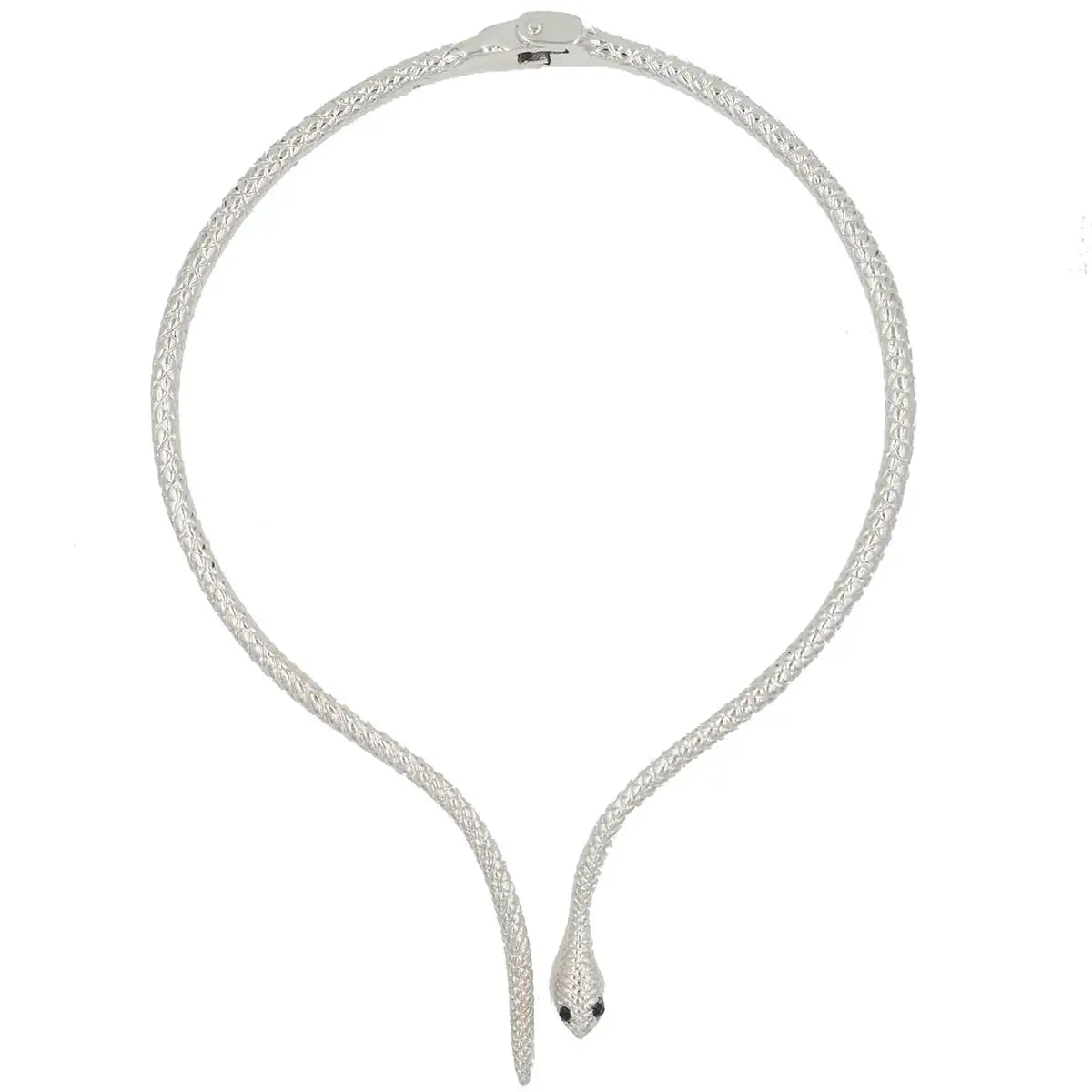 Snake-shaped Necklace Alloy Ornament Exaggerated Serpentine Choker Necklaces for Woman Silver Chain Decorations Personalise
Snake-shaped Necklace Alloy Ornament Exaggerated Serpentine Choker Necklaces for Woman Silver Chain Decorations Personalise