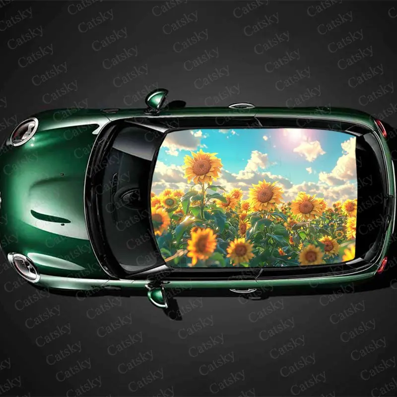 Sunflower Sun Cloud Print Car Roof Sticker Wrap Racing SUV Auto Accessories Packaging PVC Car Hood Graphic Decal Decoration
Sunflower Sun Cloud Print Car Roof Sticker Wrap Racing SUV Auto Accessories Packaging PVC Car Hood Graphic Decal Decoration