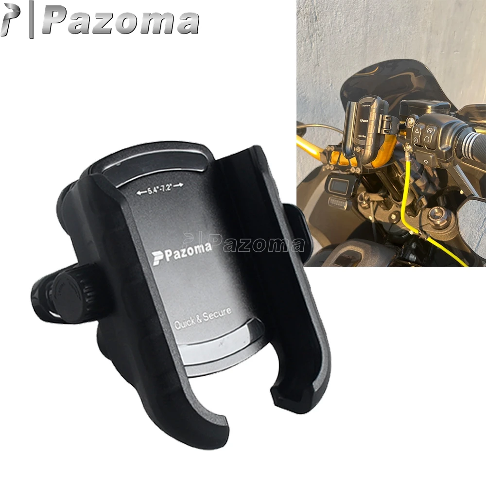 Mobile Phone Stand Motorcycle Riding Equipment Holder Handlebar Mobile Phone Mount Clip GPS Support Bracket For 5.4"-7.2" Phones
Mobile Phone Stand Motorcycle Riding Equipment Holder Handlebar Mobile Phone Mount Clip GPS Support Bracket For 5.4"-7.2" Phones