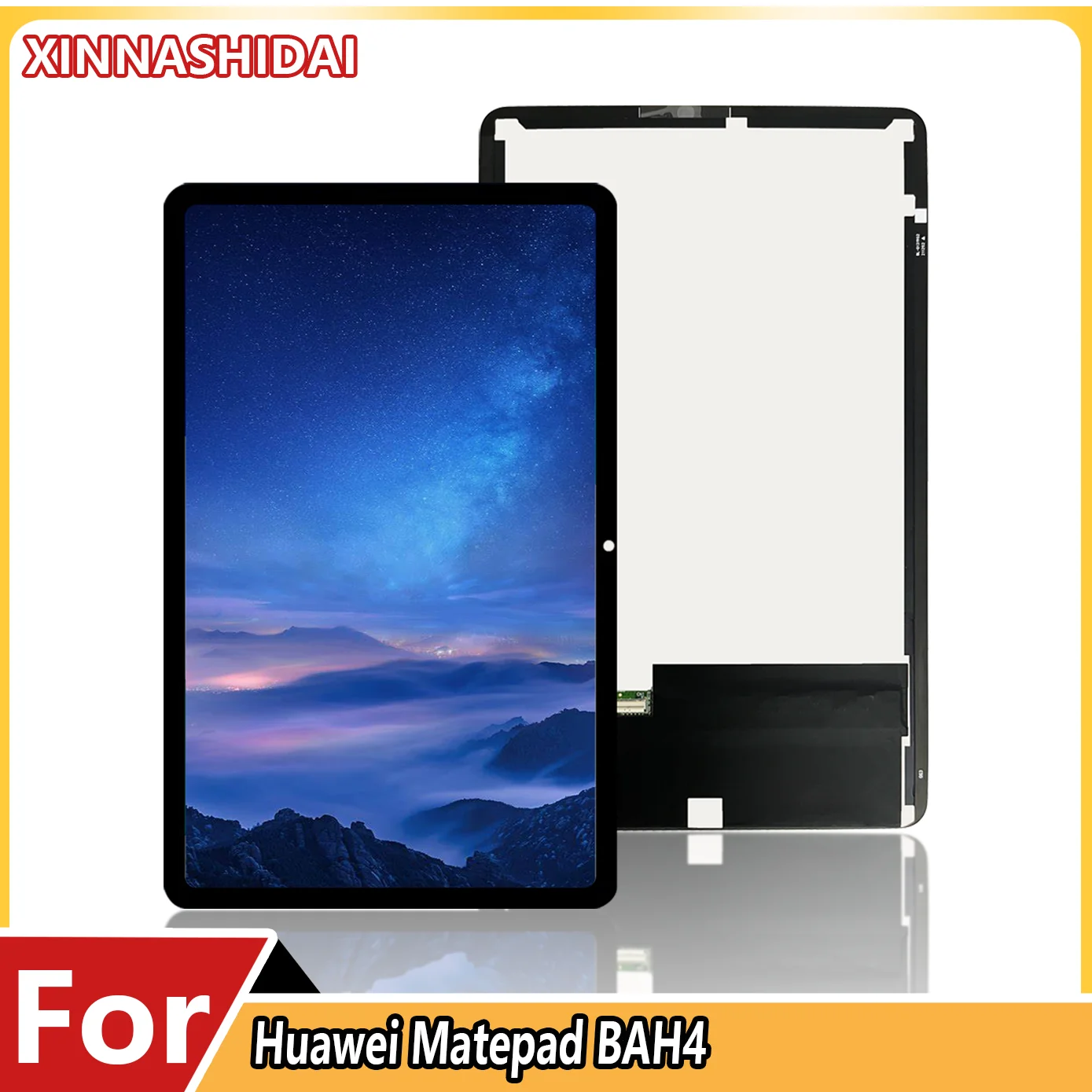 For Huawei MatePad BAH4-W09 BAH4-W19 Door Housing Case Rear Battery Cover Repair Parts Replacement
