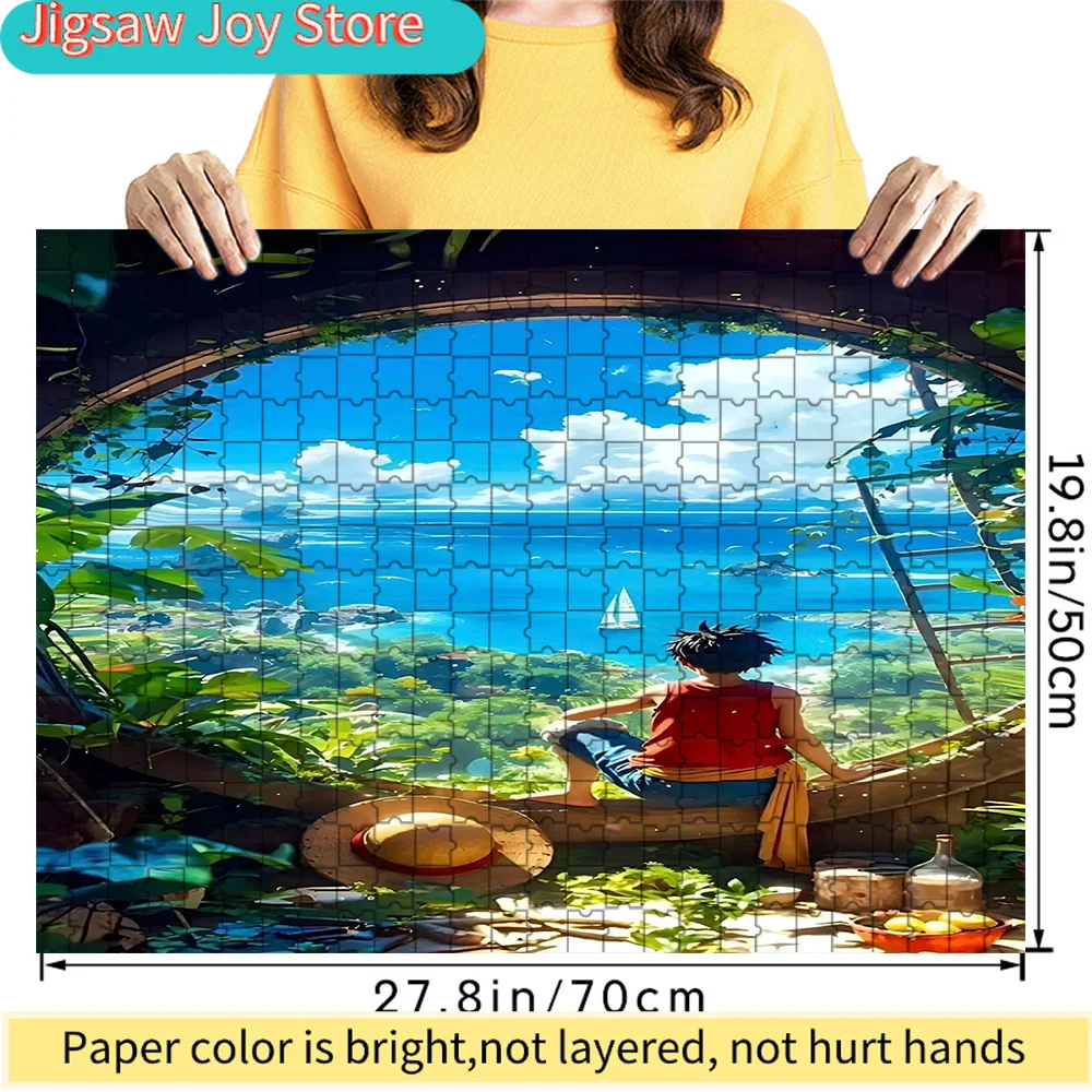 Premium Paper Jigsaw Puzzle One Piece Monkey D. Luffy Tropical Island Ocean View Scene Anime Art High Quality Cardboard Puzzle f
Premium Paper Jigsaw Puzzle One Piece Monkey D. Luffy Tropical Island Ocean View Scene Anime Art High Quality Cardboard Puzzle f