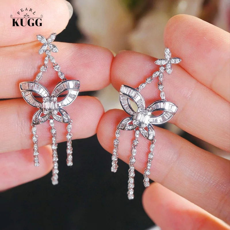 KUGG серьги из 100% белого золота 18 карат, роскошные серьги в форме бабочки, 1,40 карата, серьги-капли с настоящими натуральными бриллиантами, женские ювелирные изделия для вечеринок
KUGG серьги из 100% белого золота 18 карат, роскошные серьги в форме бабочки, 1,40 карата, серьги-капли с настоящими натуральными бриллиантами, женские ювелирные изделия для вечеринок