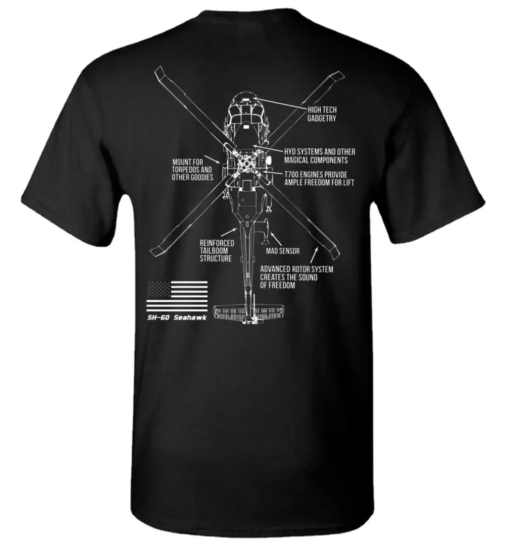 SH-60 Seahawk Brings The Freedom T-Shirt. Summer Cotton O-Neck Short Sleeve Mens T Shirt New Size S-3XL
SH-60 Seahawk Brings The Freedom T-Shirt. Summer Cotton O-Neck Short Sleeve Mens T Shirt New Size S-3XL
