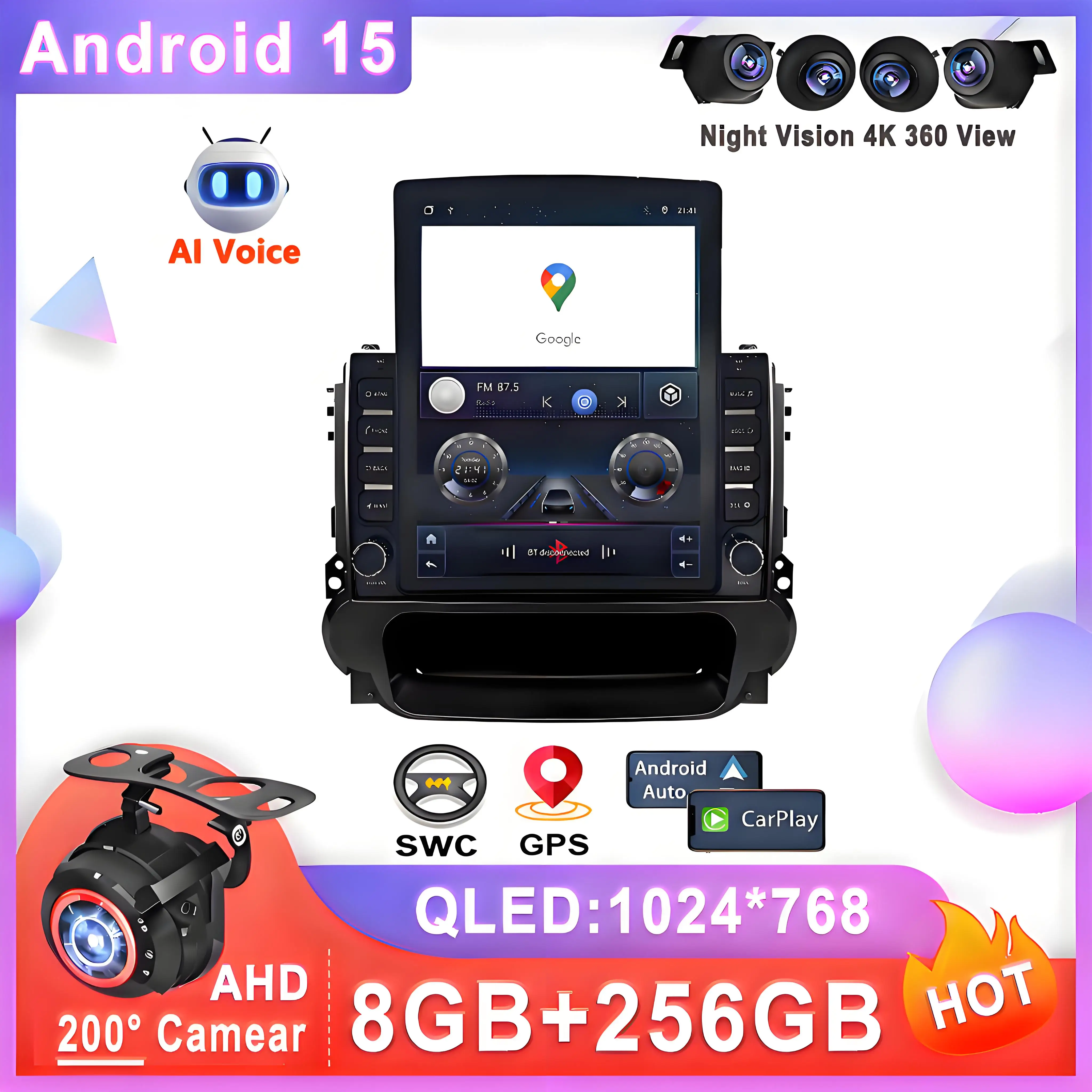 9.7 Inch Android 15 For Chevrolet Malibu 8 2012 - 2015 Android Auto Multimedia Radio Stereo Touch Screen Navigation Car DVD GPS
9.7 Inch Android 15 For Chevrolet Malibu 8 2012 - 2015 Android Auto Multimedia Radio Stereo Touch Screen Navigation Car DVD GPS