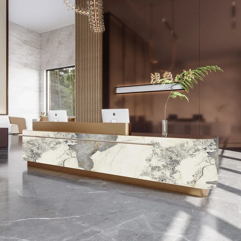 Storage Boutique Reception Desks Modern Checkout Long Business Reception Desk White Beauty Bancone Per Negozio Office Furniture
Storage Boutique Reception Desks Modern Checkout Long Business Reception Desk White Beauty Bancone Per Negozio Office Furniture