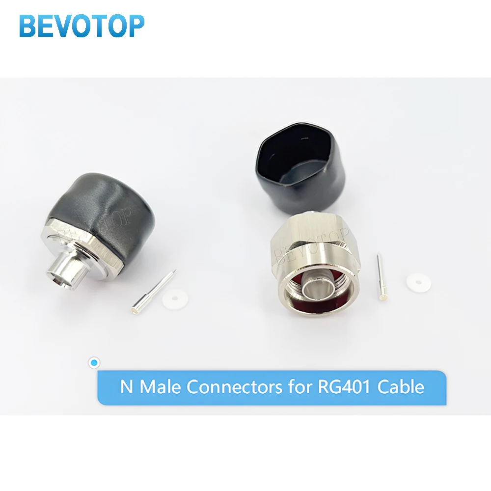 10PCS RG401 N Male Plug RF Coaxial Connector for RG401 Cable BEVOTOP Coax Connectors
10PCS RG401 N Male Plug RF Coaxial Connector for RG401 Cable BEVOTOP Coax Connectors