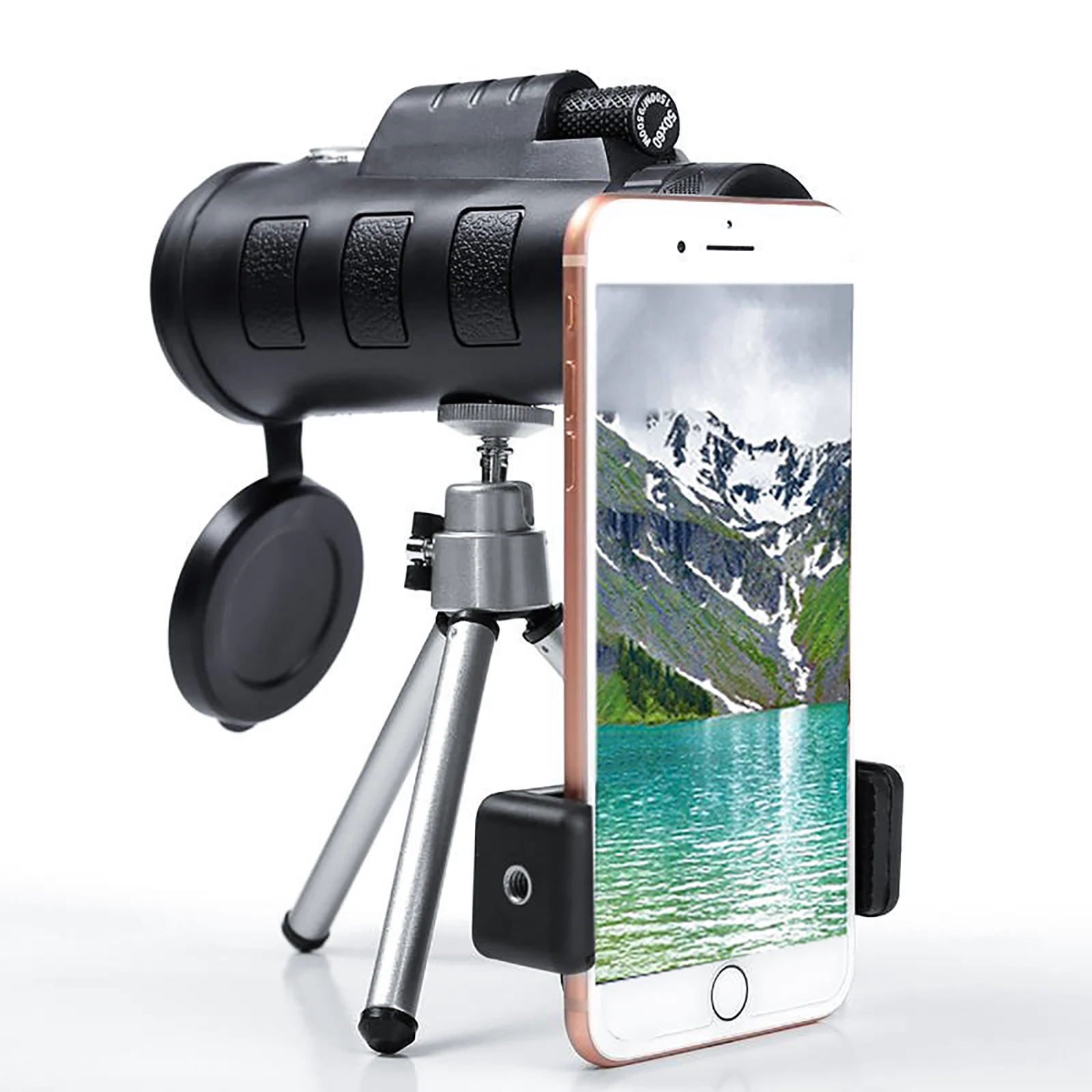 Portable HD Monocular Telescope with Tripod Phone Clip Dust Cover Wrist Strap Cloth Bag for Sightseeing Outdoor Activities
Portable HD Monocular Telescope with Tripod Phone Clip Dust Cover Wrist Strap Cloth Bag for Sightseeing Outdoor Activities