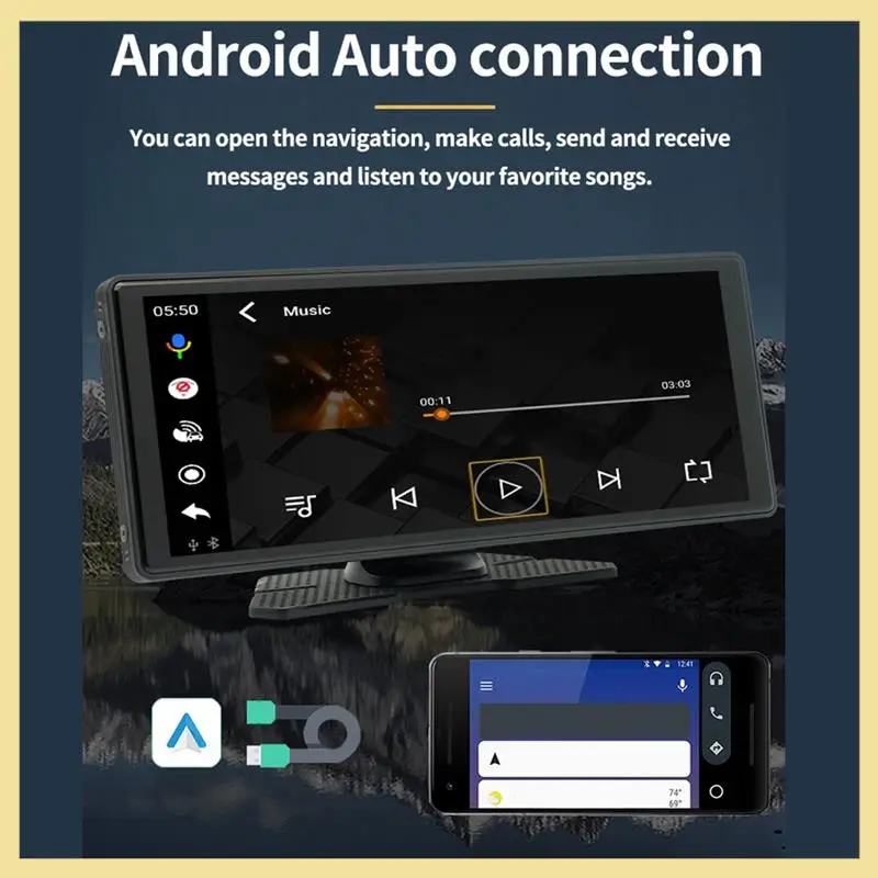 High Quality-9.36Inch Car Capacitive Touch Navigation Screen Wireless Carplay&Android Auto Car Portable Automatic Multimedia Pla
High Quality-9.36Inch Car Capacitive Touch Navigation Screen Wireless Carplay&Android Auto Car Portable Automatic Multimedia Pla