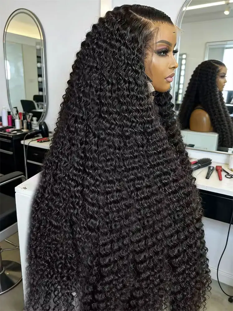 40 46 Inch 13x6 HD Deep Wave Human Hair Lace Frontal Wigs 300% Density Brazilian Curly 13x4 Lace Front Wigs For Women Preplucked
40 46 Inch 13x6 HD Deep Wave Human Hair Lace Frontal Wigs 300% Density Brazilian Curly 13x4 Lace Front Wigs For Women Preplucked