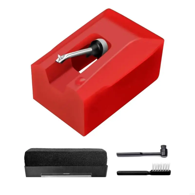 J1HF Plastic Record Player Essential Diamond Styluses Needle with Cleaning Brush
J1HF Plastic Record Player Essential Diamond Styluses Needle with Cleaning Brush