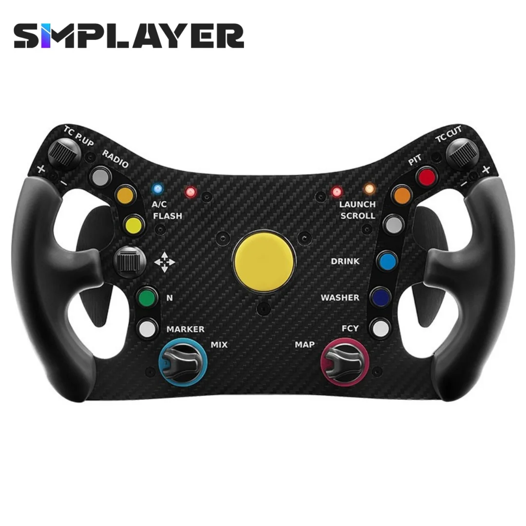 Simplayer Original F488 Racing Simulator Panel 12.2" Sim Racing Wheel Rim 488 GT3 Wheel Add-On with Adjustable Paddle Shifters
Simplayer Original F488 Racing Simulator Panel 12.2" Sim Racing Wheel Rim 488 GT3 Wheel Add-On with Adjustable Paddle Shifters