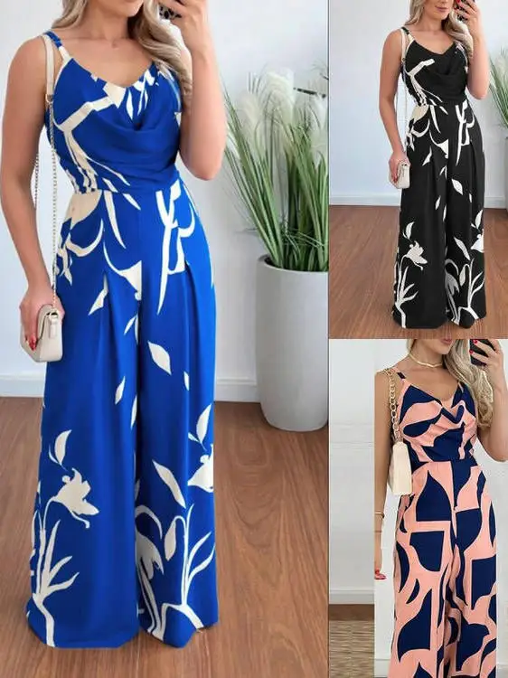 Уличный комбинезон с завышенной талией и высокой талией, длинные брюки на бретельках с цветочным принтом, летние женские брюки из полиэстера...
Уличный комбинезон с завышенной талией и высокой талией, длинные брюки на бретельках с цветочным принтом, летние женские брюки из полиэстера...