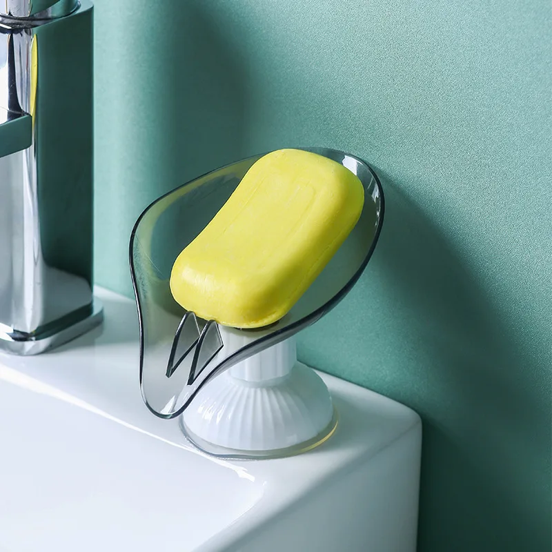Transparent Leaf Shaped Soap Dish Quick Drain Large Suction Soap Holder Box Kawaii Container Stand Kitchen Bathroom Accessories
Transparent Leaf Shaped Soap Dish Quick Drain Large Suction Soap Holder Box Kawaii Container Stand Kitchen Bathroom Accessories