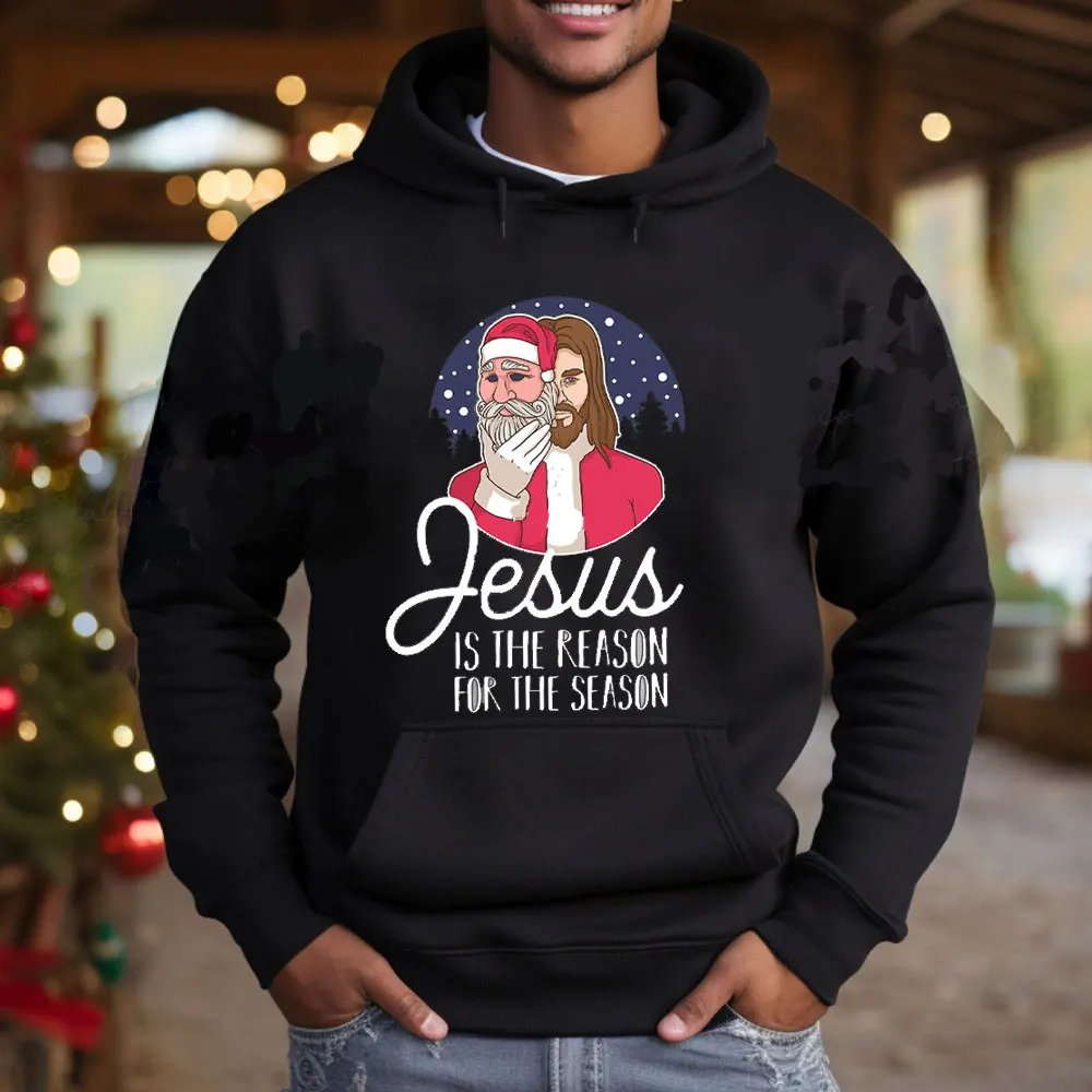 Jesus Is The Reason for The Season Christmas Hoodie Men Holiday Party Pullover Autumn Casual Funny Hoodies Oversized Y2k Tops
Jesus Is The Reason for The Season Christmas Hoodie Men Holiday Party Pullover Autumn Casual Funny Hoodies Oversized Y2k Tops