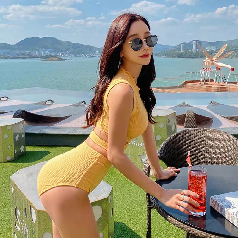 2025 New Sexy Small Chest Bikini High Waist Cover up Slimming Women's Separate Swimwear Ideal for Hot Springs And Swimming
2025 New Sexy Small Chest Bikini High Waist Cover up Slimming Women's Separate Swimwear Ideal for Hot Springs And Swimming