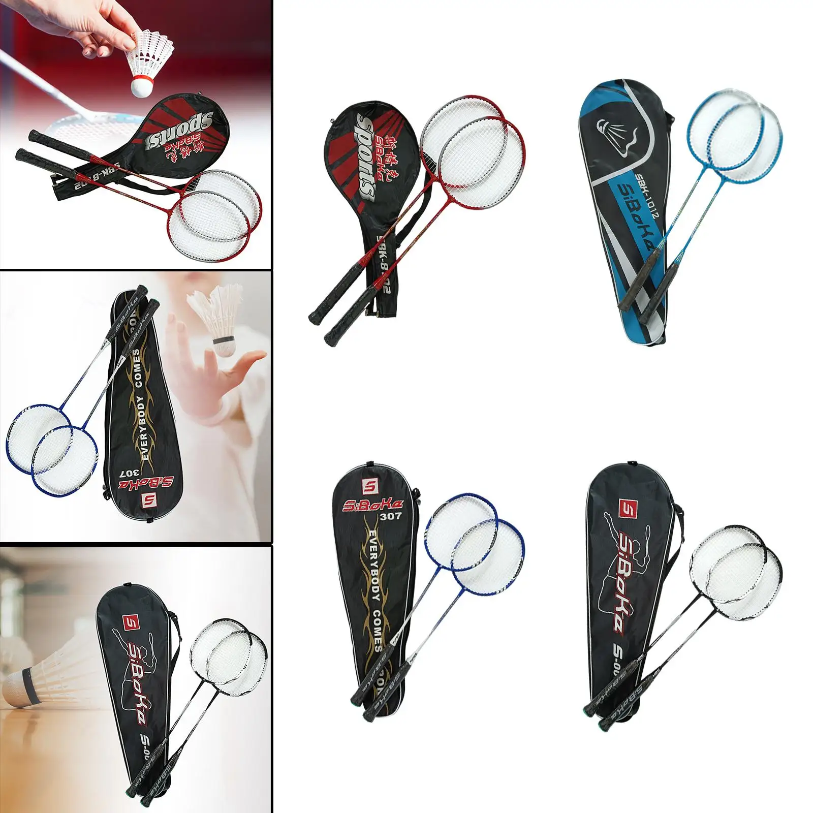 2Pcs Professional Badminton Rackets and Carrying Bag Badminton Racquet Set
2Pcs Professional Badminton Rackets and Carrying Bag Badminton Racquet Set