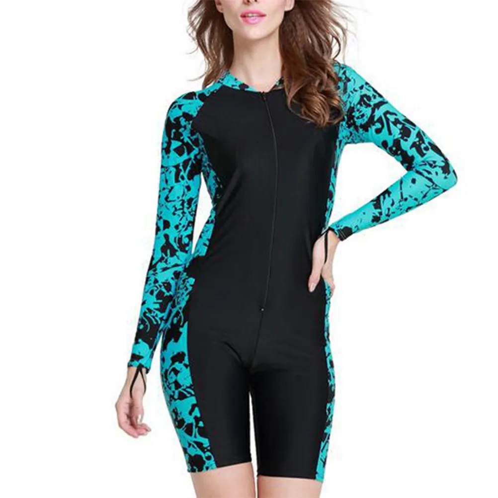 Women Warm Full Sleeve Diving Suit Snorkeling Swimming Surf Wetsuit Long Sleeve Yellow Floral Breast Pad Size L
Women Warm Full Sleeve Diving Suit Snorkeling Swimming Surf Wetsuit Long Sleeve Yellow Floral Breast Pad Size L
