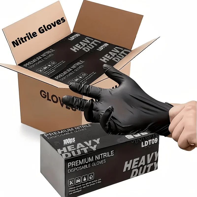 High Quality - Premium Nitrile Gloves - Boxed, 5 mil thick - Chemical and oil resistant, textured fingertips for a secure grip
High Quality - Premium Nitrile Gloves - Boxed, 5 mil thick - Chemical and oil resistant, textured fingertips for a secure grip