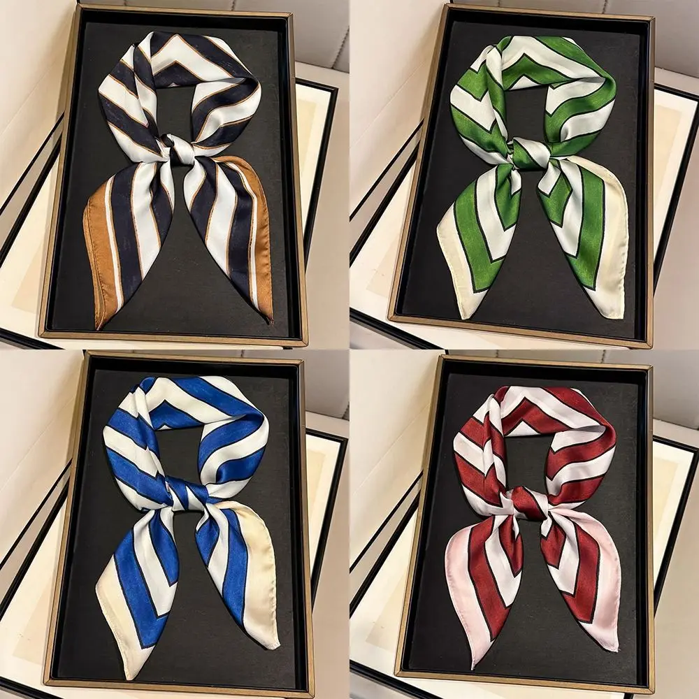 Geometric Stripes Print Silk Square Scarfs Square Shape Soft Women Scarfs Stripes Pattern Print Design Silk Scarf
Geometric Stripes Print Silk Square Scarfs Square Shape Soft Women Scarfs Stripes Pattern Print Design Silk Scarf