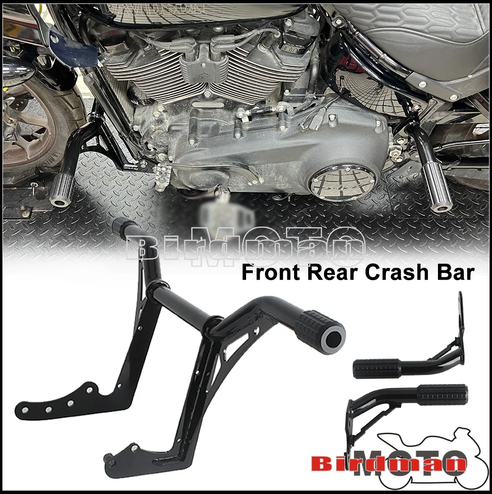 Motorcycle Highway Crash Bars Engine Tank Guard bar Bumper Stunt Cage Protector For Harley Softail Street Fat Bob Standard 18-24
Motorcycle Highway Crash Bars Engine Tank Guard bar Bumper Stunt Cage Protector For Harley Softail Street Fat Bob Standard 18-24