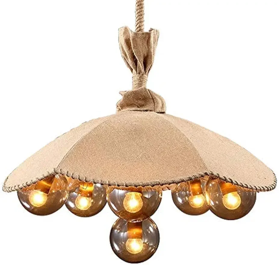 Retro Industrial Linen Hanging Light Handmade Hemp Rope Glass LampBedside Lamp Creative Personality Wrought Iron Chandelier
Retro Industrial Linen Hanging Light Handmade Hemp Rope Glass LampBedside Lamp Creative Personality Wrought Iron Chandelier