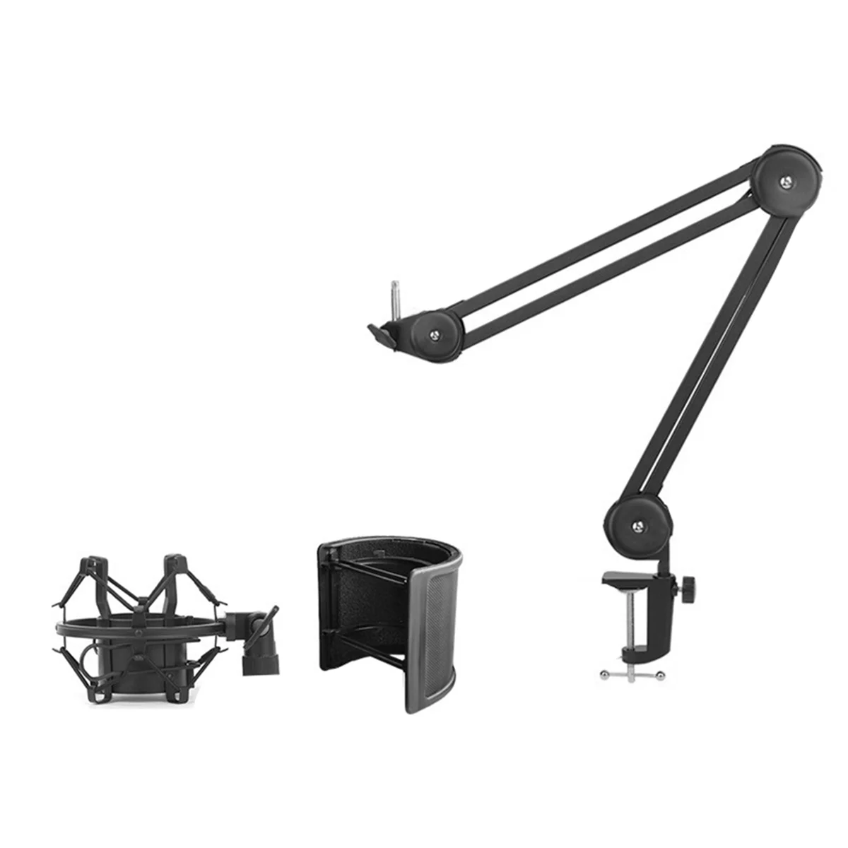 A72Z Mic Arm Stand for Recording,Podcasting,Adjustable Suspension Boom Scissor Arm Stand with Filter,Shock Mount Black
A72Z Mic Arm Stand for Recording,Podcasting,Adjustable Suspension Boom Scissor Arm Stand with Filter,Shock Mount Black
