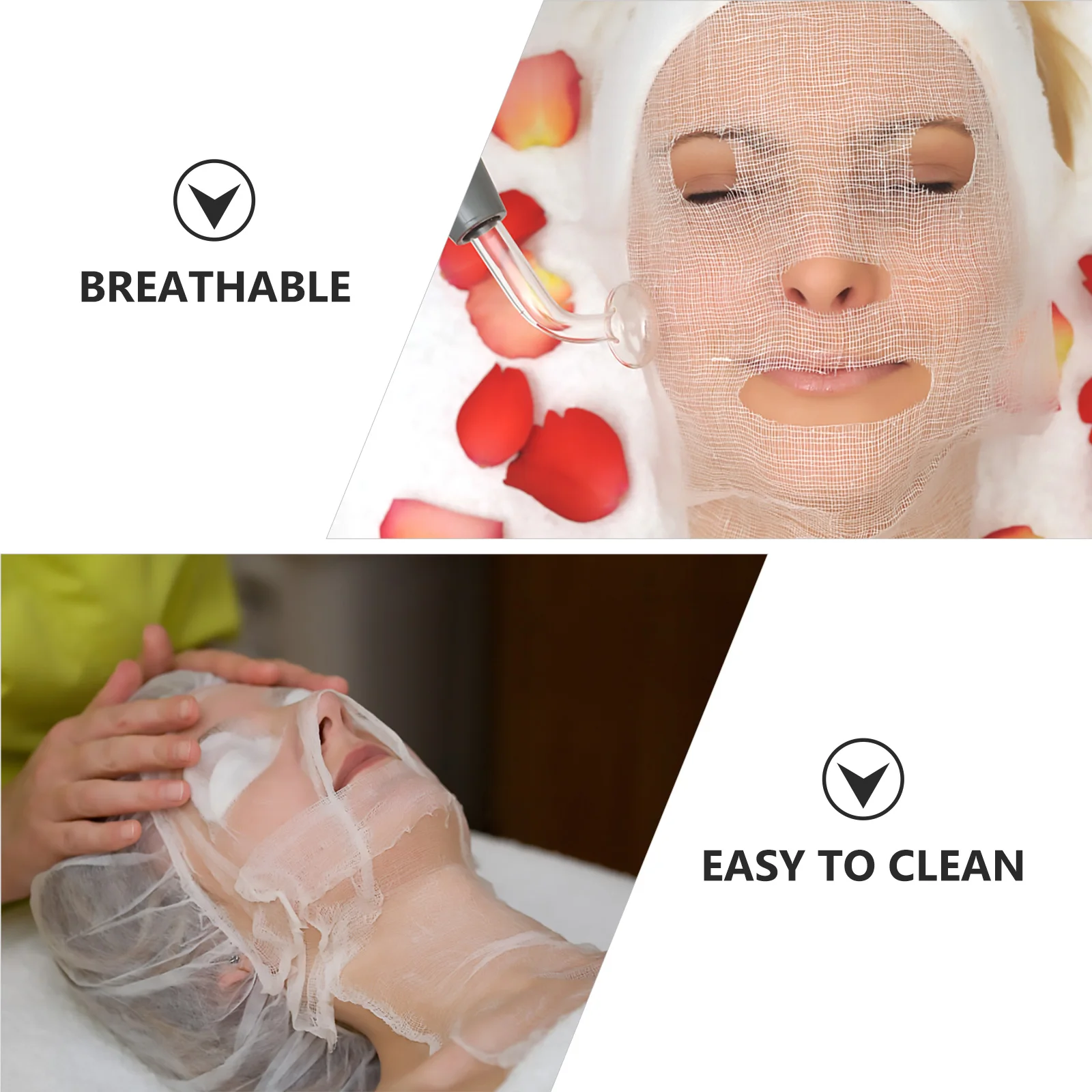 100pcs Seaweed Mask Slices Cotton Gauze Face Beauty Salon Masks Soft Breathable Eco Friendly Safe Wear Resistant Skin Care
100pcs Seaweed Mask Slices Cotton Gauze Face Beauty Salon Masks Soft Breathable Eco Friendly Safe Wear Resistant Skin Care