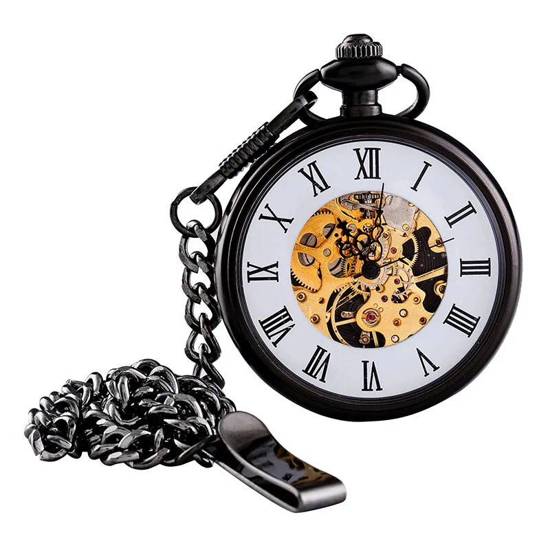 A brand-new and fashionable men's mechanical pocket watch, a classic and retro waterproof pocket watch as a gift for father
A brand-new and fashionable men's mechanical pocket watch, a classic and retro waterproof pocket watch as a gift for father