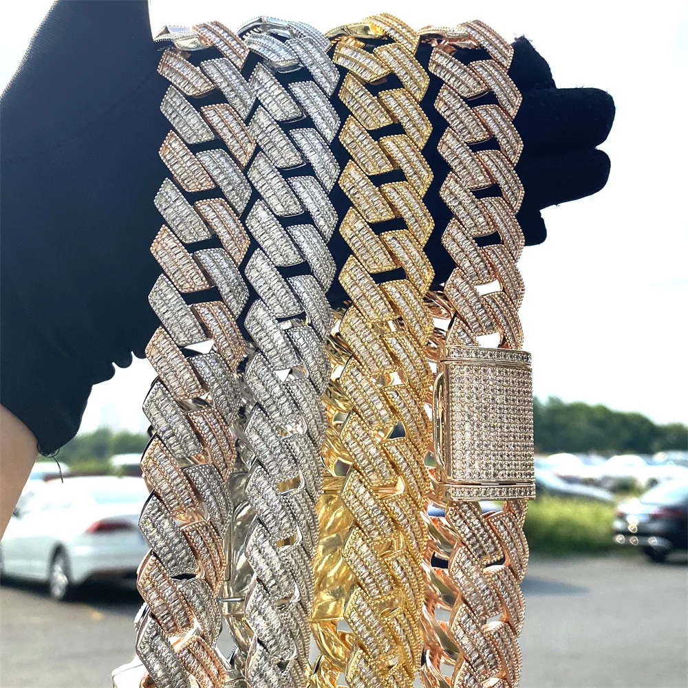 25mm Icedminer Baguettes Zircon Iced Out Link Chain Necklace for Men Women Hip Hop Jewelry Free Shipping
25mm Icedminer Baguettes Zircon Iced Out Link Chain Necklace for Men Women Hip Hop Jewelry Free Shipping