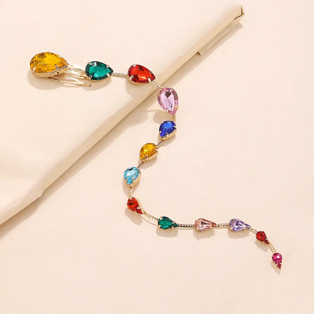Rhinestone Hair Chain Delicate Sparkly Crystal Headpiece Wedding Prom Party Hair Jewelry for Braids Girls Women
Rhinestone Hair Chain Delicate Sparkly Crystal Headpiece Wedding Prom Party Hair Jewelry for Braids Girls Women