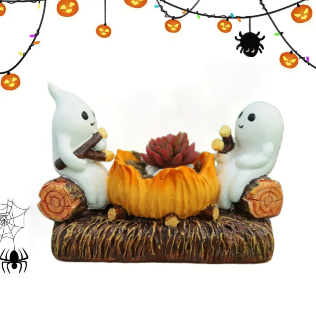 1Pc, Halloween Ghost Candlestick Resin Vase Decoration, Ghost Candlestick Can Be Succulent and Can Be Stored for Halloween Interior Decoration for Indoor and Outdoor Use
1Pc, Halloween Ghost Candlestick Resin Vase Decoration, Ghost Candlestick Can Be Succulent and Can Be Stored for Halloween Interior Decoration for Indoor and Outdoor Use