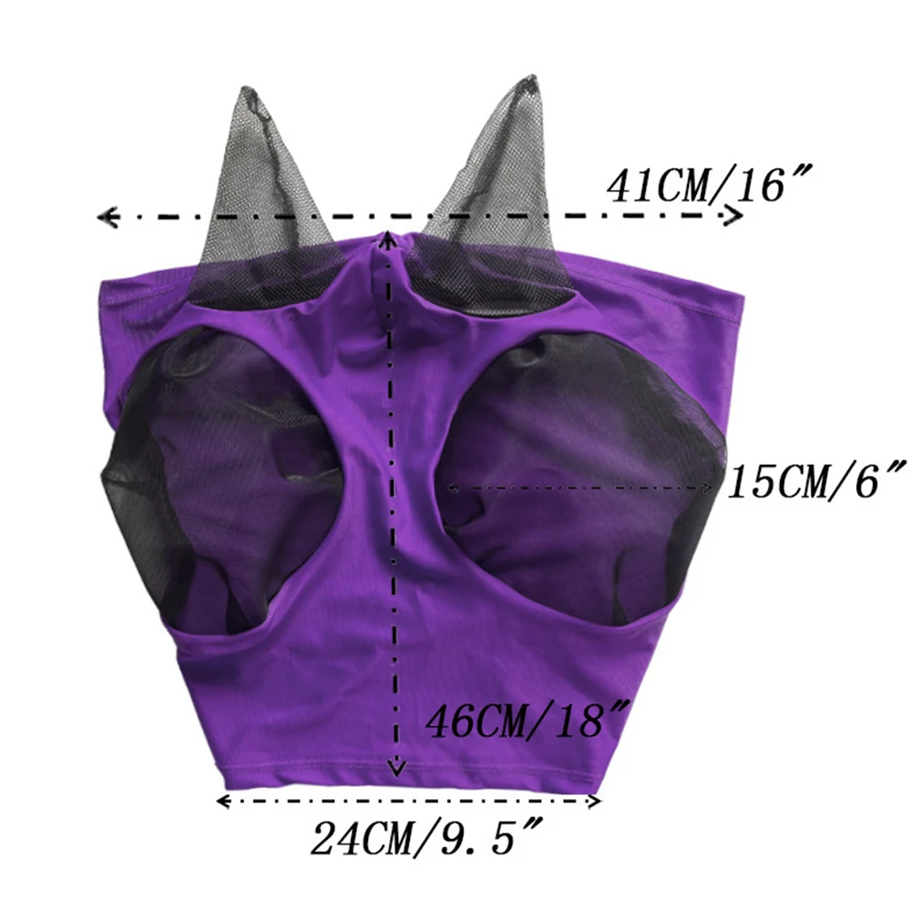 Anti Fly Stretchy Knitted Mesh Mask Breathable Ear Masks Protector Ear Protection Horse Flying Mask Anti-Worms for Horse Riding
Anti Fly Stretchy Knitted Mesh Mask Breathable Ear Masks Protector Ear Protection Horse Flying Mask Anti-Worms for Horse Riding