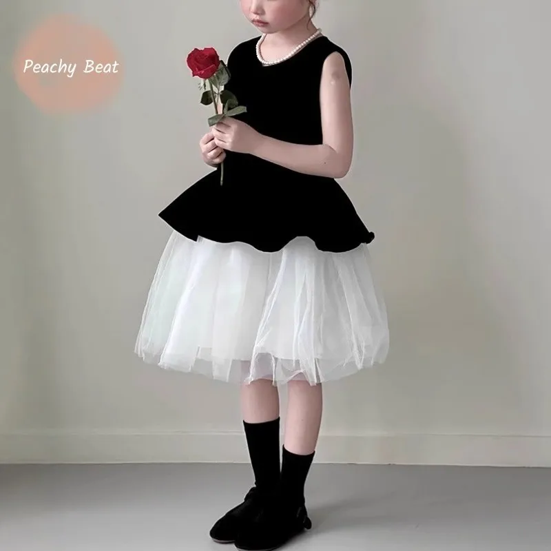 Модное платье-жилет принцессы без рукавов для девочек, пышная тюлевая юбка для малышей, платье, летняя одежда для малышей на день рождения, От 3 до 13 лет
Модное платье-жилет принцессы без рукавов для девочек, пышная тюлевая юбка для малышей, платье, летняя одежда для малышей на день рождения, От 3 до 13 лет